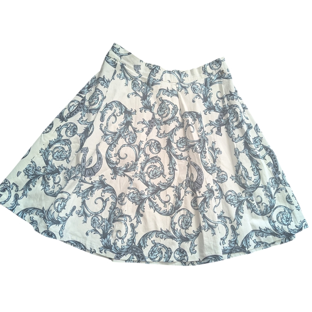 Pierre Cardin Box Pleat A-Line Skirt